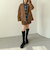 スウェード台形ミニスカート