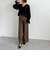 楊柳シャーリングショートブラウス