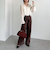 楊柳シャーリングショートブラウス