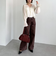 楊柳シャーリングショートブラウス