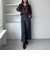 楊柳シャーリングショートブラウス