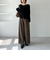 シアーベロアタックビスチェアンサンブル