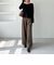 シアーベロアタックビスチェアンサンブル