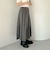 スリットプリーツスカート×ショートパンツ