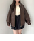 フェイクレザーミドルブルゾン