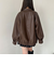 フェイクレザーミドルブルゾン