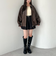 フェイクレザーミドルブルゾン
