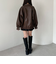 フェイクレザーミドルブルゾン