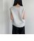 ダブルフェイスフェザーニットベスト