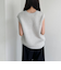 ダブルフェイスフェザーニットベスト
