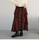 マットフリルティアードスカート