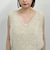 メランジフェザーニットベスト