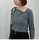 肩リボンワンショルカットＴＯＰＳ