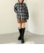 チェックミドルネルシャツ