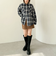 チェックミドルネルシャツ