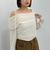 シアーベロアギャザーワンショルＴＯＰＳ