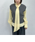 ケーブルニットベスト×ボウブラウスＳＥＴ