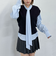 ケーブルニットベスト×ボウブラウスＳＥＴ
