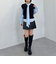 ケーブルニットベスト×ボウブラウスＳＥＴ