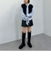 ケーブルニットベスト×ボウブラウスＳＥＴ