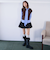 ケーブルニットベスト×ボウブラウスＳＥＴ