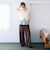 コーデュロイストレートパンツ