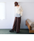 コーデュロイストレートパンツ