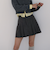 サイドプリーツミニスカート