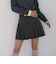 サイドプリーツミニスカート