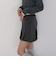 サイドプリーツミニスカート