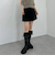サイドプリーツミニスカート