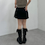 サイドプリーツミニスカート