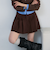 サイドプリーツミニスカート
