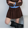 サイドプリーツミニスカート
