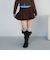 サイドプリーツミニスカート