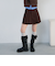 サイドプリーツミニスカート