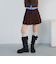 サイドプリーツミニスカート