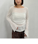 ラインストーンメッシュベロアＴＯＰＳ