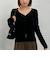 ボタンギャザーＶネックＴＯＰＳ
