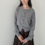 クロスボタンニットカーディガン
