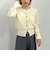 クロスボタンニットカーディガン