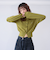 クロスボタンニットカーディガン