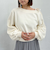 肩リボンワンショルスウェット