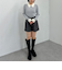 フェザーカラークラシカルリブニット／