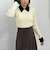 フェザーカラークラシカルリブニット／