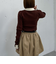 フェザーカラークラシカルリブニット／