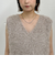 ラメフェザーニットベスト／