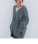 ロングシャギーミドルニットカーディガン