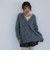 ロングシャギーミドルニットカーディガン