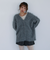 ロングシャギーミドルニットカーディガン